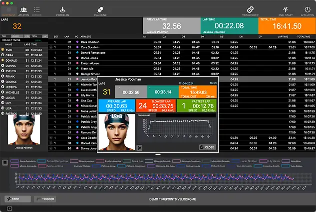 CoachTIMING sports timing system for coaches, automatic timing and performance analysis-livetiming-img