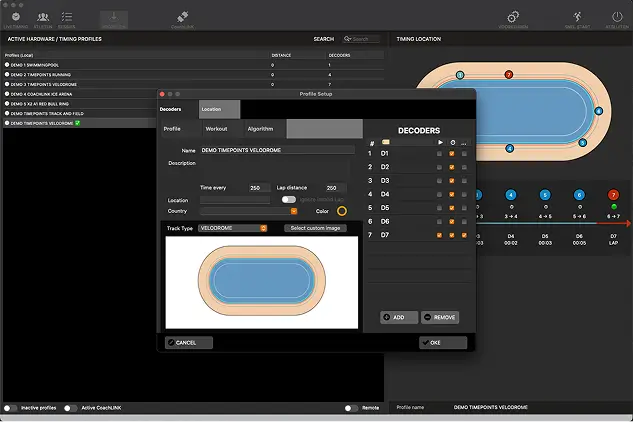 Sports timing system for coaches