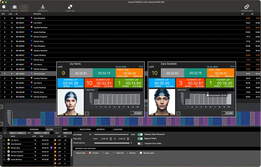 CoachTIMING sports timing system for coaches, automatic timing and performance analysis
